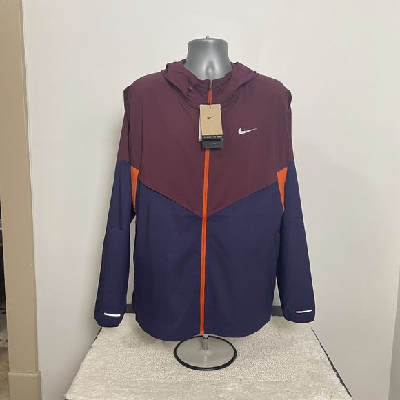 Nike Other - NIKE RUNNING WINDRUNNER REPEL FULL ZIP HOODED JACKET MEN'S SIZE 2XL XXL